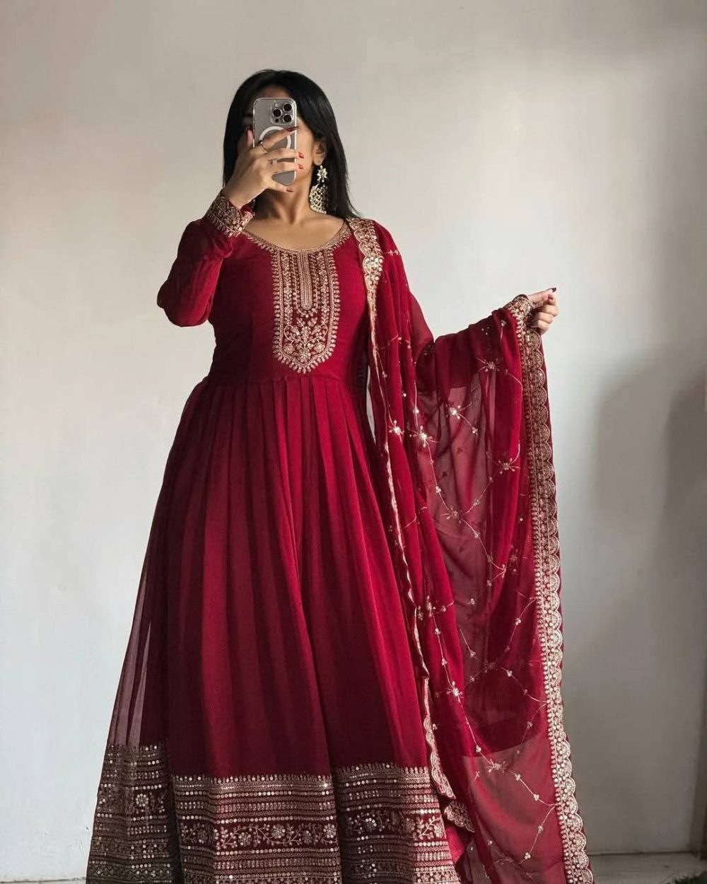 Luxury Embroidered Fancy Three pices Collection